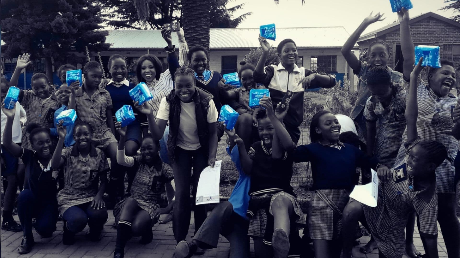 African children celebrating